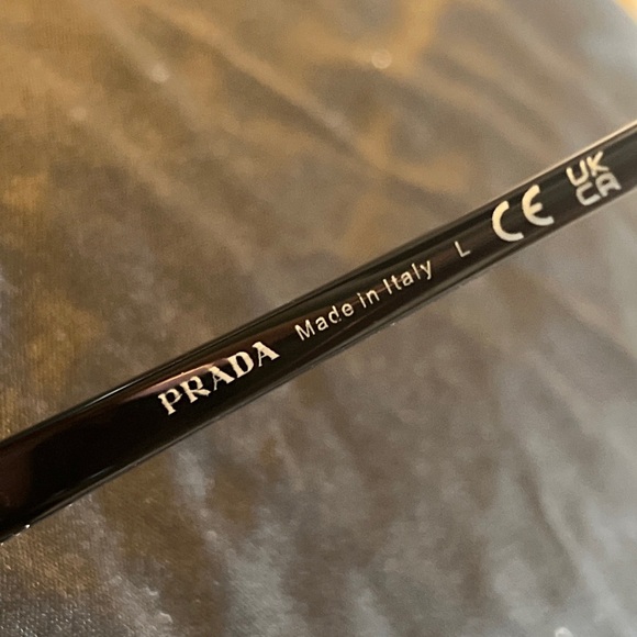 Prada SPR010 With Case Black 55 17 - Picture 6 of 10